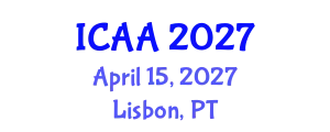 International Conference on Aeronautics and Aeroengineering (ICAA) April 15, 2027 - Lisbon, Portugal