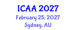 International Conference on Aeronautics and Aeroengineering (ICAA) February 25, 2027 - Sydney, Australia