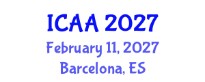 International Conference on Aeronautics and Aeroengineering (ICAA) February 11, 2027 - Barcelona, Spain