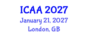 International Conference on Aeronautics and Aeroengineering (ICAA) January 21, 2027 - London, United Kingdom