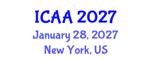 International Conference on Aeronautics and Aeroengineering (ICAA) January 28, 2027 - New York, United States