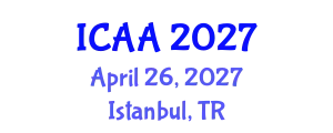 International Conference on Aeronautics and Aeroengineering (ICAA) April 26, 2027 - Istanbul, Turkey