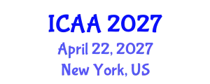 International Conference on Aeronautics and Aeroengineering (ICAA) April 22, 2027 - New York, United States