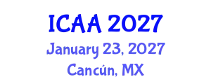 International Conference on Aeronautics and Aeroengineering (ICAA) January 23, 2027 - Cancún, Mexico