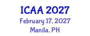 International Conference on Aeronautics and Aeroengineering (ICAA) February 17, 2027 - Manila, Philippines
