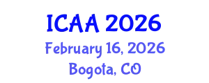International Conference on Aeronautics and Aeroengineering (ICAA) February 16, 2026 - Bogota, Colombia
