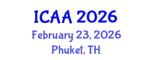 International Conference on Aeronautics and Aeroengineering (ICAA) February 23, 2026 - Phuket, Thailand