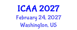 International Conference on Aeronautics and Aeroengineering (ICAA) February 24, 2027 - Washington, United States
