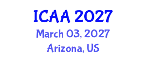 International Conference on Aeronautics and Aeroengineering (ICAA) March 03, 2027 - Arizona, United States