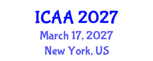 International Conference on Aeronautics and Aeroengineering (ICAA) March 17, 2027 - New York, United States