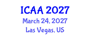 International Conference on Aeronautics and Aeroengineering (ICAA) March 24, 2027 - Las Vegas, United States