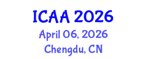 International Conference on Aeronautics and Aeroengineering (ICAA) April 06, 2026 - Chengdu, China