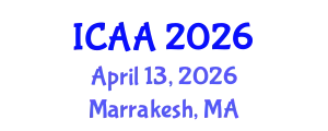 International Conference on Aeronautics and Aeroengineering (ICAA) April 13, 2026 - Marrakesh, Morocco