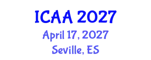 International Conference on Aeronautics and Aeroengineering (ICAA) April 17, 2027 - Seville, Spain