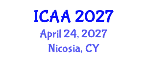 International Conference on Aeronautics and Aeroengineering (ICAA) April 24, 2027 - Nicosia, Cyprus