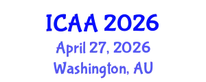 International Conference on Aeronautics and Aeroengineering (ICAA) April 27, 2026 - Washington, Australia