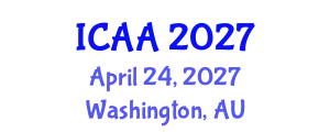 International Conference on Aeronautics and Aeroengineering (ICAA) April 24, 2027 - Washington, Australia