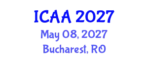 International Conference on Aeronautics and Aeroengineering (ICAA) May 08, 2027 - Bucharest, Romania