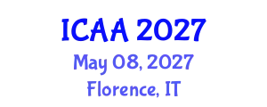 International Conference on Aeronautics and Aeroengineering (ICAA) May 08, 2027 - Florence, Italy