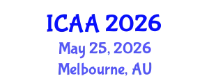 International Conference on Aeronautics and Aeroengineering (ICAA) May 25, 2026 - Melbourne, Australia