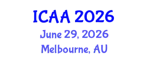 International Conference on Aeronautics and Aeroengineering (ICAA) June 29, 2026 - Melbourne, Australia