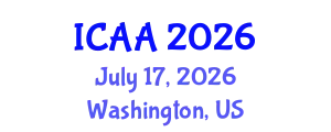 International Conference on Aeronautics and Aeroengineering (ICAA) July 17, 2026 - Washington, United States