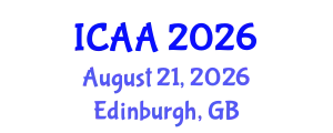 International Conference on Aeronautics and Aeroengineering (ICAA) August 21, 2026 - Edinburgh, United Kingdom