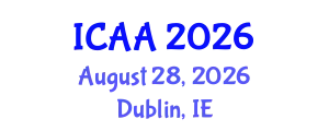 International Conference on Aeronautics and Aeroengineering (ICAA) August 28, 2026 - Dublin, Ireland