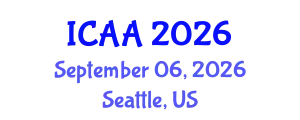 International Conference on Aeronautics and Aeroengineering (ICAA) September 06, 2026 - Seattle, United States