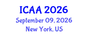 International Conference on Aeronautics and Aeroengineering (ICAA) September 09, 2026 - New York, United States