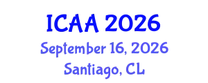 International Conference on Aeronautics and Aeroengineering (ICAA) September 16, 2026 - Santiago, Chile