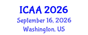 International Conference on Aeronautics and Aeroengineering (ICAA) September 16, 2026 - Washington, United States