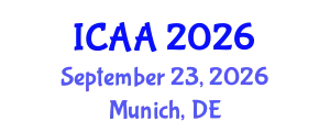 International Conference on Aeronautics and Aeroengineering (ICAA) September 23, 2026 - Munich, Germany