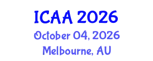 International Conference on Aeronautics and Aeroengineering (ICAA) October 04, 2026 - Melbourne, Australia