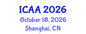 International Conference on Aeronautics and Aeroengineering (ICAA) October 18, 2026 - Shanghai, China