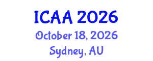 International Conference on Aeronautics and Aeroengineering (ICAA) October 18, 2026 - Sydney, Australia