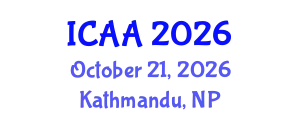 International Conference on Aeronautics and Aeroengineering (ICAA) October 21, 2026 - Kathmandu, Nepal