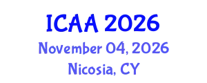 International Conference on Aeronautics and Aeroengineering (ICAA) November 04, 2026 - Nicosia, Cyprus