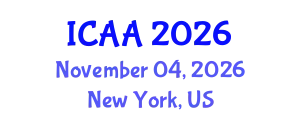 International Conference on Aeronautics and Aeroengineering (ICAA) November 04, 2026 - New York, United States