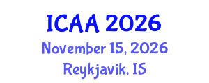 International Conference on Aeronautics and Aeroengineering (ICAA) November 15, 2026 - Reykjavik, Iceland