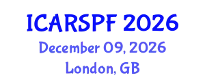 International Conference on Applications of Remote Sensing in Precision Farming (ICARSPF) December 09, 2026 - London, United Kingdom