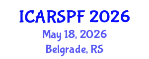 International Conference on Applications of Remote Sensing in Precision Farming (ICARSPF) May 18, 2026 - Belgrade, Serbia