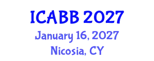 International Conference on Algal Biotechnology and Biochemistry (ICABB) January 16, 2027 - Nicosia, Cyprus