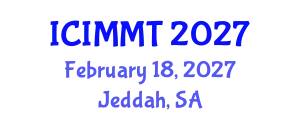International Conference on International Marketing and Marketing Techniques (ICIMMT) February 18, 2027 - Jeddah, Saudi Arabia