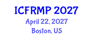 International Conference on Flood Risk Management and Planning (ICFRMP) April 22, 2027 - Boston, United States
