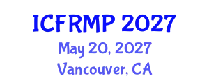 International Conference on Flood Risk Management and Planning (ICFRMP) May 20, 2027 - Vancouver, Canada