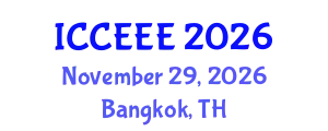 International Conference on Computing, Electrical and Electronic Engineering (ICCEEE) November 29, 2026 - Bangkok, Thailand
