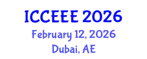 International Conference on Computing, Electrical and Electronic Engineering (ICCEEE) February 12, 2026 - Dubai, United Arab Emirates