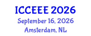 International Conference on Computing, Electrical and Electronic Engineering (ICCEEE) September 16, 2026 - Amsterdam, Netherlands