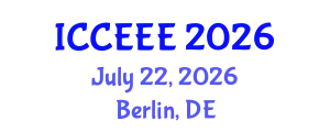 International Conference on Computing, Electrical and Electronic Engineering (ICCEEE) July 22, 2026 - Berlin, Germany